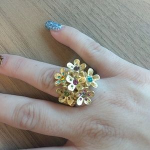 Gold Flower Ring
